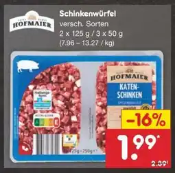 Netto Marken-Discount Schinkenwürfel Angebot