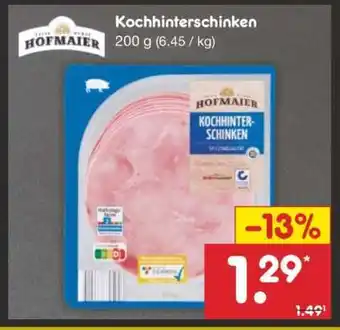 Netto Marken-Discount Kochhinterschinken Angebot