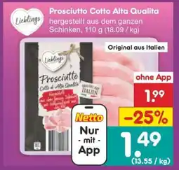 Netto Marken-Discount Prosciutto Cotto Alta Qualita Angebot