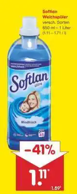 Netto Marken-Discount Softlan Weichspüler Angebot