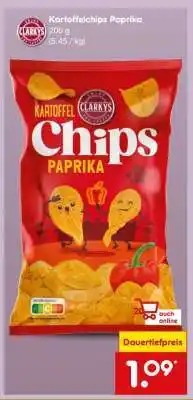Netto Marken-Discount Kartoffelchips Paprika Angebot