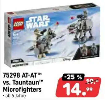 Spiele Max Lego Star Wars 75298 AT-AT vs. Tauntaun Microfighters Angebot