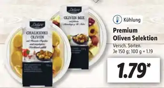 Lidl Premium Oliven Selektion 150g Angebot