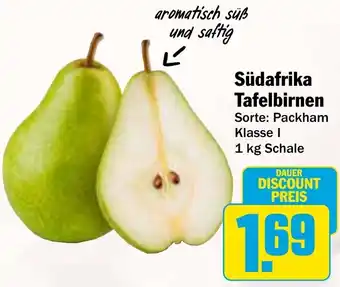 AEZ Südafrika Tafelbirnen Angebot