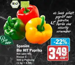 AEZ Spanien Bio HIT Paprika Angebot