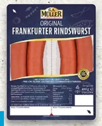 Kaufland G.A. Müller Original Frankfurter Rindswurst Angebot