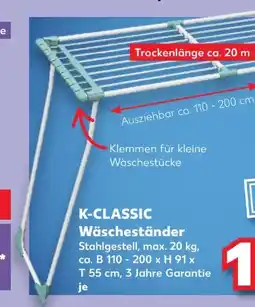Kaufland K-Classic Wäscheständer Angebot