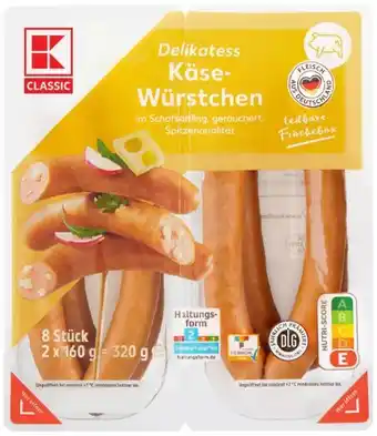 Kaufland K-Classic Käsewürstchen Angebot