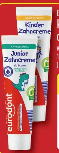 Aldi Nord Eurodont Kinderzahncreme Angebot