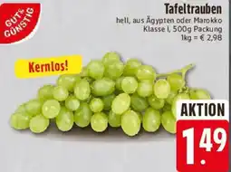 Edeka GUT & GÜNSTIG Tafeltrauben Angebot