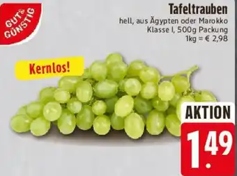 Edeka GUT & GÜNSTIG Tafeltrauben Angebot