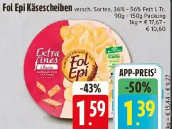 Edeka Fol Epi Käsescheiben Angebot