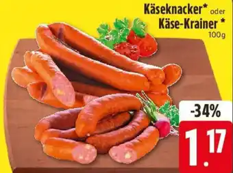 Edeka Käseknacker oder Käse-Krainer Angebot