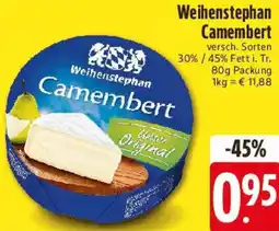 Edeka Weihenstephan Camembert Angebot