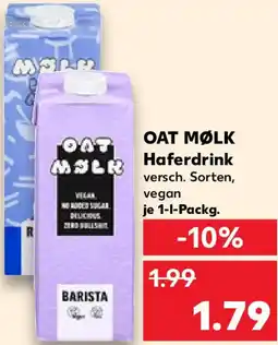 Kaufland OAT MØLK Haferdrink Angebot