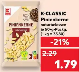Kaufland K-CLASSIC Pinienkerne Angebot