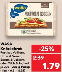Kaufland WASA Knäckebrot Angebot