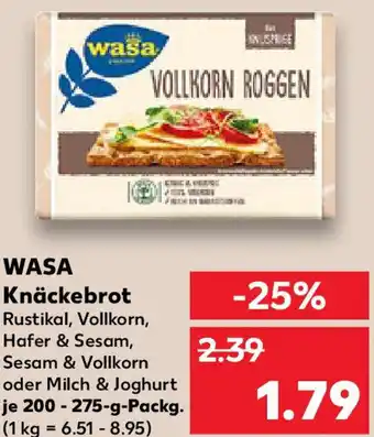 Kaufland WASA Knäckebrot Angebot