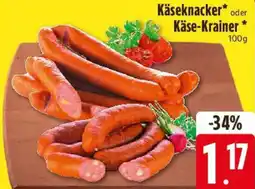 E-Center Käseknacker oder Käse-Krainer Angebot