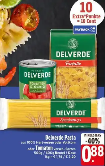 E-Center Delverde Pasta oder Tomaten Angebot
