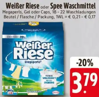 E-Center Weißer Riese oder Spee Waschmittel Angebot