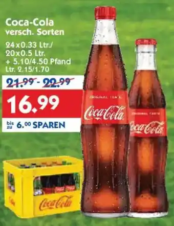Hol'ab Getränkemarkt Coca-Cola Angebot
