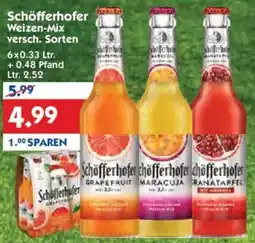 Hol'ab Getränkemarkt Schöfferhofer Weizen-Mix Angebot