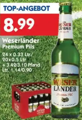 Hol'ab Getränkemarkt Weserländer Premium Pils Angebot