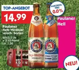 Hol'ab Getränkemarkt Paulaner Hefe-Weißbier Angebot