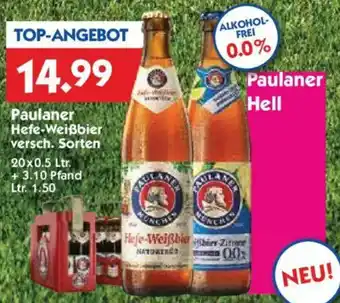 Hol'ab Getränkemarkt Paulaner Hefe-Weißbier Angebot