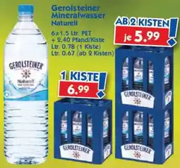 Hol'ab Getränkemarkt Gerolsteiner Mineralwasser Naturell Angebot