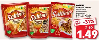 Kaufland LORENZ Saltletts Snacks Angebot