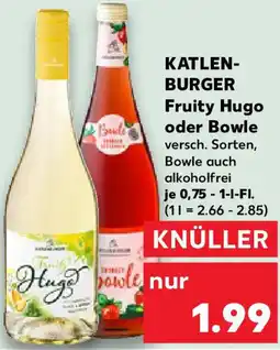 Kaufland KATLENBURGER Fruity Hugo oder Bowle Angebot