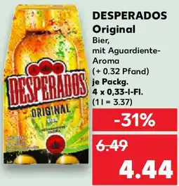 Kaufland DESPERADOS Original Angebot