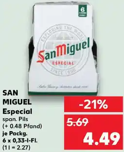 Kaufland SAN MIGUEL Especial Angebot
