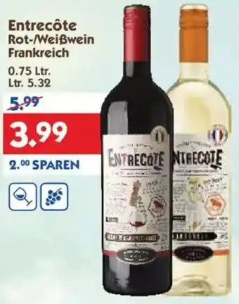Hol'ab Getränkemarkt Entrecôte Rot-/Weißwein Frankreich Angebot