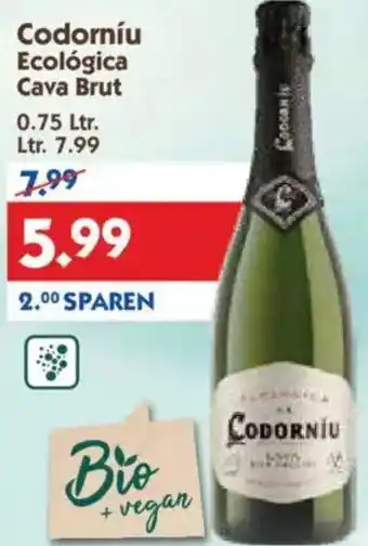 Hol'ab Getränkemarkt Codorníu Ecológica Cava Brut Angebot