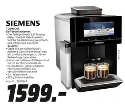 MediaMarkt Siemens tq903d09 kaffeevollautomat Angebot