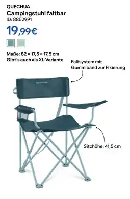 Decathlon Quechua campingstuhl faltbar Angebot