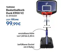 Decathlon Tarmak basketballkorb dunk k900 v2 Angebot