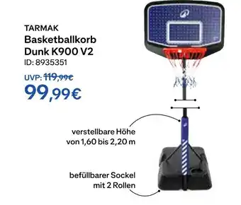 Decathlon Tarmak basketballkorb dunk k900 v2 Angebot