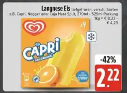 Edeka Xpress Langnese eis Angebot