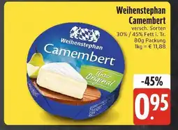 Edeka Xpress Weihenstephan camembert Angebot