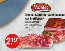 V Markt Moser original südtiroler schinkenspeck Angebot