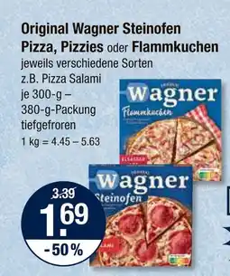 V Markt Wagner original wagner steinofen pizza, pizzies oder flammkuchen Angebot