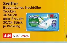 V Markt Swiffer bodentücher, nachfüller Angebot