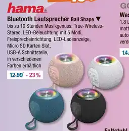 V Markt Hama bluetooth lautsprecher ball shape Angebot