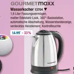V Markt Gourmetmaxx wasserkocher Angebot