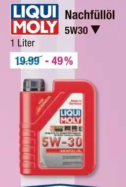 V Markt Liqui moly nachfüllöl 5w30 Angebot