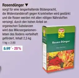 V Markt Degro rosendünger Angebot
